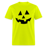 Pumpkin Face - safety green