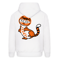 SPACE CAT Hoodie - white