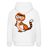 SPACE CAT Hoodie - white