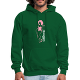 TIME ON MY SIDE Hoodie - forest green