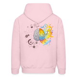 BRAIN ACTIVITY Hoodie - pale pink