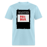 FREE BEER - powder blue
