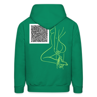 CHECK IT OUT Short Story Hoodie - kelly green