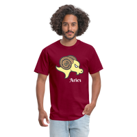 ARIES - burgundy