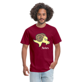 ARIES - burgundy