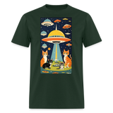Cat Invasion - forest green