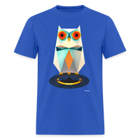Owl Gaze - royal blue