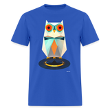 Owl Gaze - royal blue