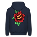 ROSE  Zip Up Hoodie - navy