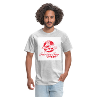 PIZZA SURFER - heather gray