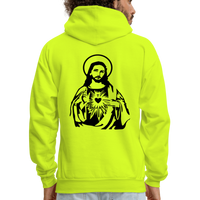 JESUS Hoodie - safety green