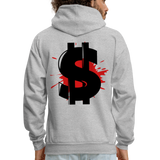 BLOOD MONEY Hoodie - heather gray