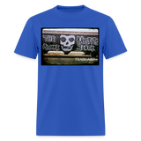 Train Art - royal blue