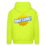 AWESOME Hoodie - safety green