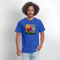 Rose - royal blue