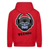TECHNO 3 Hoodie - red
