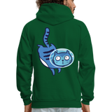 SPACE CAT 6 Hoodie - forest green