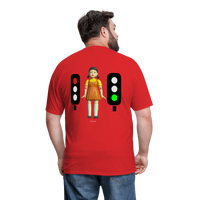 Caution - red