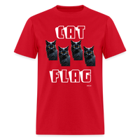 CAT FLAG - red