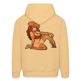 TIE ME UP  Hoodie - light yellow