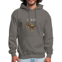 I EAT Hoodie - asphalt gray