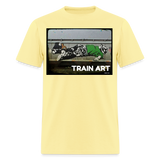 Train Art - cornsilk