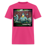 Train Art - fuchsia
