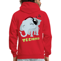 TECHNO 2 Hoodie - red