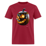 Pumpkin Face - dark red