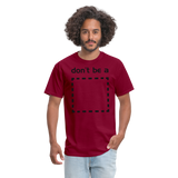 SQUARE - burgundy