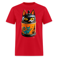 Cat Jar - red