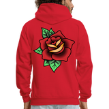 ROSE  Zip Up Hoodie - red