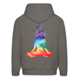 PEACE Hoodie - asphalt gray
