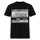 Train Art - black