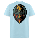 AFRICAN MASK 5 - powder blue