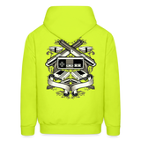 GAME ON Hoodie - safety green