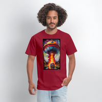Fire - dark red