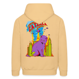 CATZILLA  Hoodie - light yellow