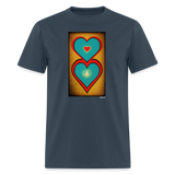 Hearts -  blue dusk