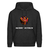 HEART ATTACK Hoodie - charcoal grey