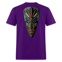 AFRICAN MASK - purple
