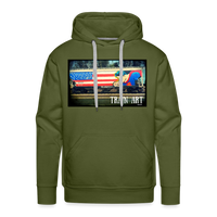 Train Art - olive green