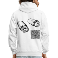 BULLETS Short Story Hoodie - white