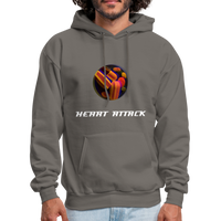 HEART ATTACK Hoodie - asphalt gray