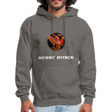 HEART ATTACK Hoodie - asphalt gray