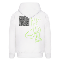 CHECK IT OUT Short Story Hoodie - white