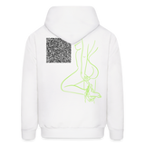 CHECK IT OUT Short Story Hoodie - white