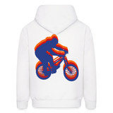 BIKER Hoodie - white
