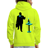 DRINK MY WINE Hoodie - safety green