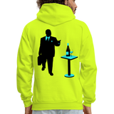 DRINK MY WINE Hoodie - safety green